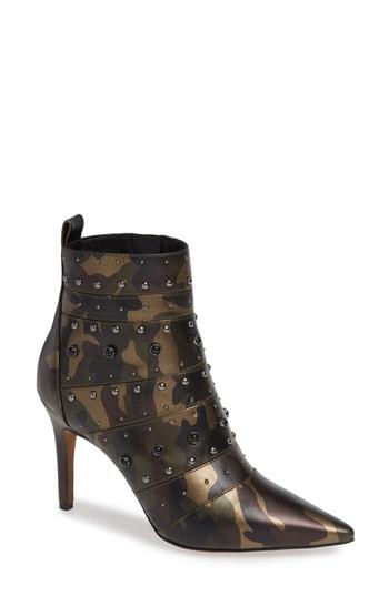 Women's Linea Paolo Nara Studded Bootie M - Green