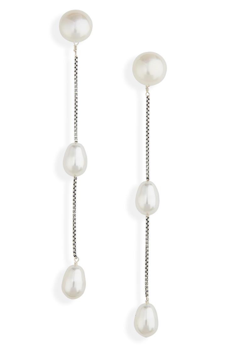 Women's Sophie Buhai Imitation Pearl Linear Drop Earrings