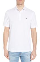 Men's Vineyard Vines Tempo Regular Fit Sankaty Performance Pique Polo - White