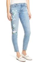 Women's 7 For All Mankind Embellished & Ripped Ankle Skinny Jeans