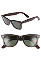 Men's Ray-ban 'classic Wayfarer' 50mm Sunglasses - Dark Tortoise/ Green