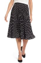 Women's Vince Camuto Polka Dot Pleat Skirt