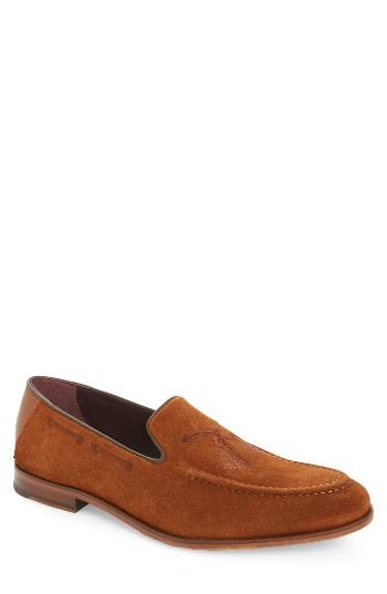 Men's Ted Baker London Cannan Tassel Loafer M - Brown