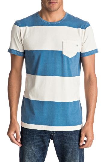 Men's Quiksilver Maxed Out Pocket T-shirt - Blue