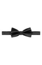 Men's Topman Twill Bow Tie, Size - Black