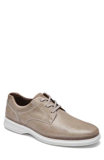 Men's Rockport Dressports 2 Go Plain Toe Derby W - Grey