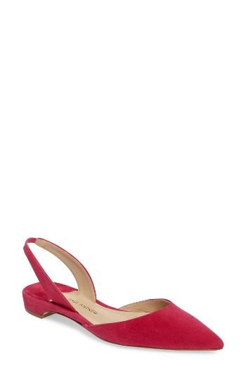 Women's Paul Andrew 'rhea' Slingback Flat Us / 35eu - Red