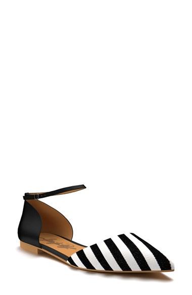 Women's Shoes Of Prey D'orsay Flat .5 B - Black