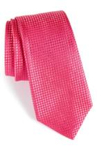 Men's Nordstrom Men's Shop Charlie Dots Silk Tie, Size - Pink