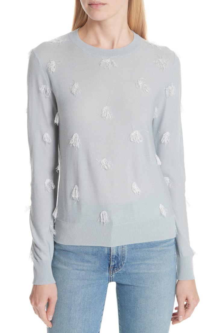 Women's Christian Wijnants Fringe Crewneck Sweater