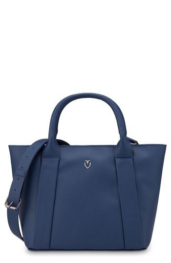 Vessel Signature 2.0 Faux Leather Mini Tote - Blue