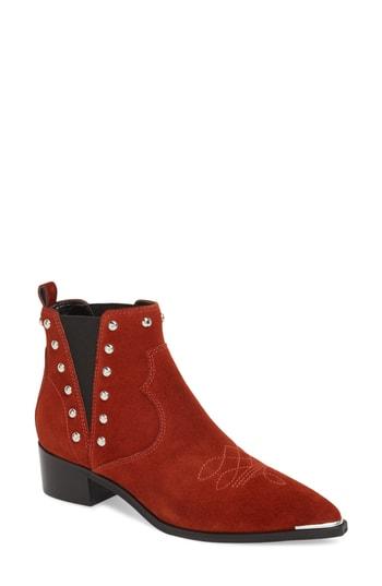 Women's Marc Fisher D Yente Chelsea Boot, Size 10 M - Brown
