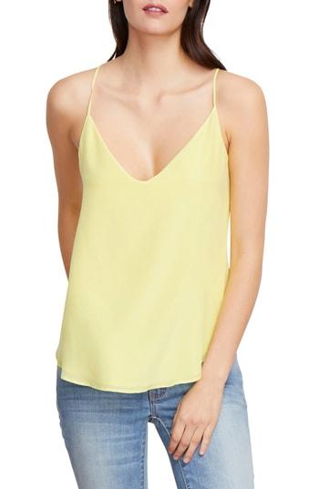 Women's Habitual Ella Split Back Silk Camisole - Yellow