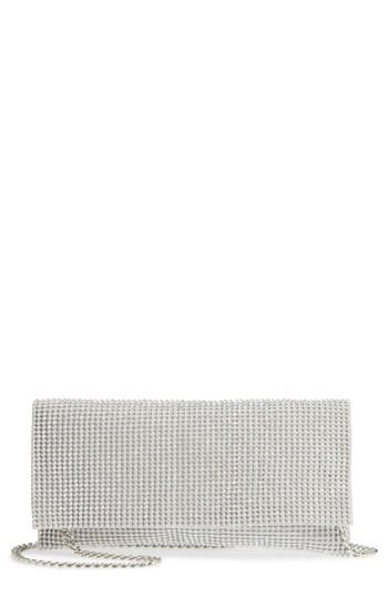 Nina Jazalyn Crystal Mesh Clutch -