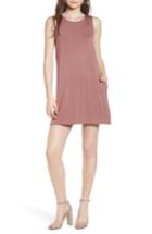 Women's Socialite Pocket Tank Dress - Pink