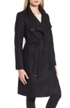 Women's Ted Baker London Wool Blend Long Wrap Coat