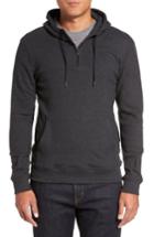 Men's Threads For Thought Quarter Zip Hoodie, Size - Black