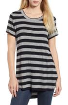 Women's Tdc Side Split Stripe Tee