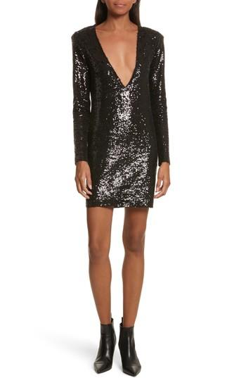 Women's Iro Nobila Sequin Dress Us / 38 Fr - Black