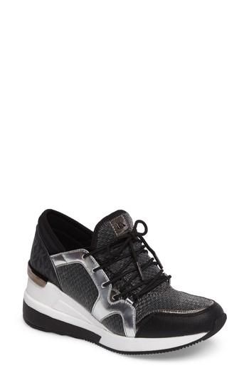 Women's Michael Michael Kors Scout Wedge Sneaker M - Metallic