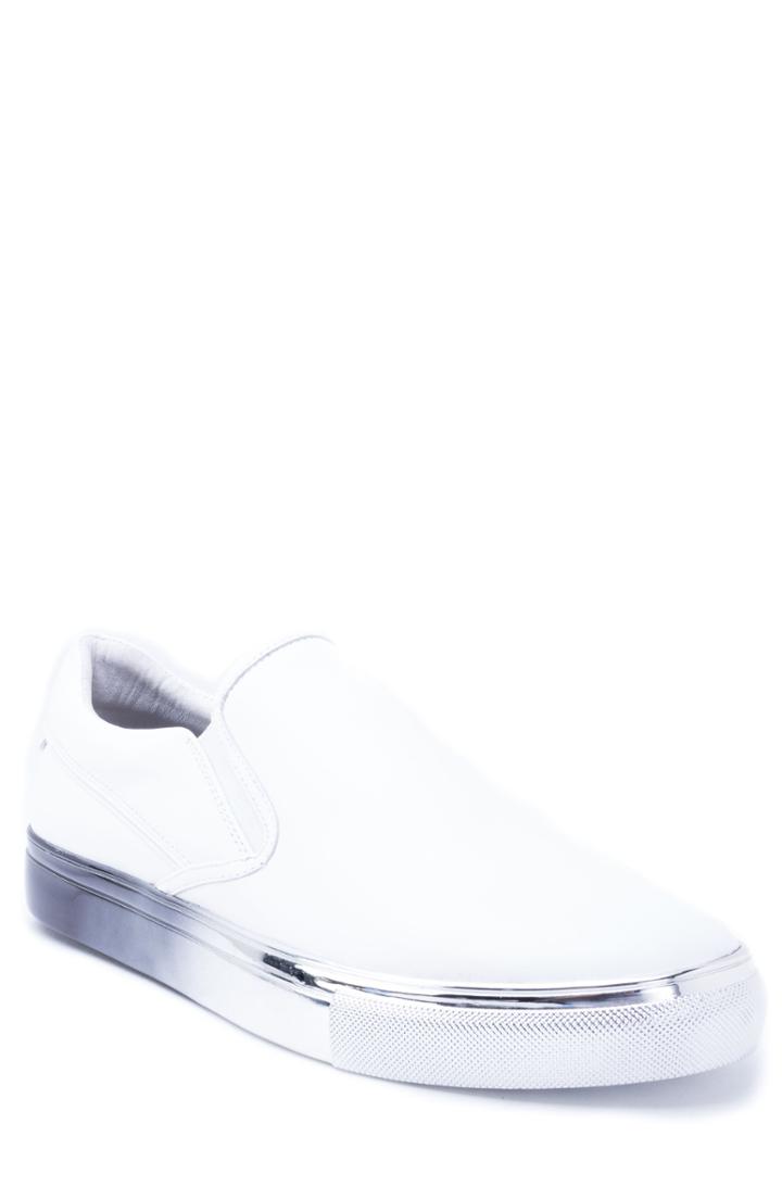 Men's Badgley Mischka Cagney Slip-on .5 M - White