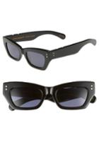 Women's Pared Bec & Bridge Petite Amour 50mm Sunglasses - Black Solid Grey Lenses