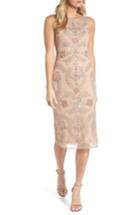 Women's Pisarro Nights Beaded Pencil Dress - Pink
