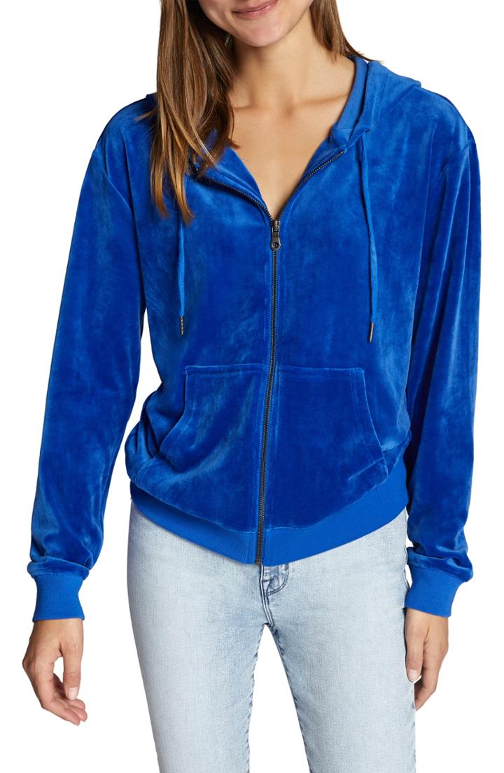 Women's Sanctuary Melrose Raisin Hooded Jacket - Blue