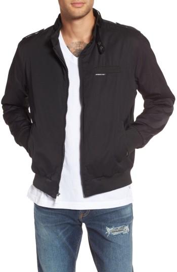 Men's Members Only Twill Iconic Jacket - Black