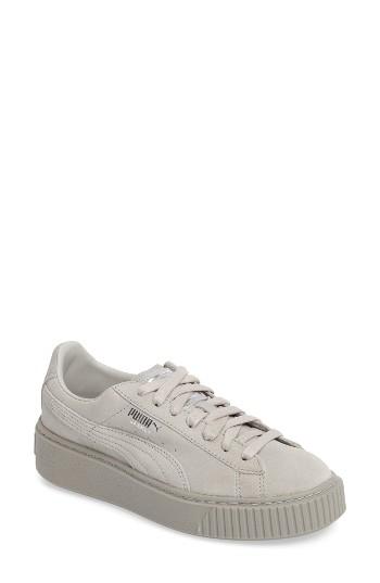 Women's Puma Reset Platform Sneaker M - Grey