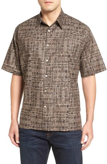 Men's Tori Richard Tactiles Short Sleeve Classic Fit Sport Shirt