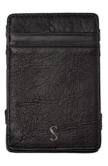Women's Cathy's Concepts 'magic' Monogram Leather Wallet - Grey