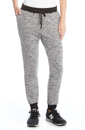 Women's Karen Kane Contrast Trim Joggers - Black