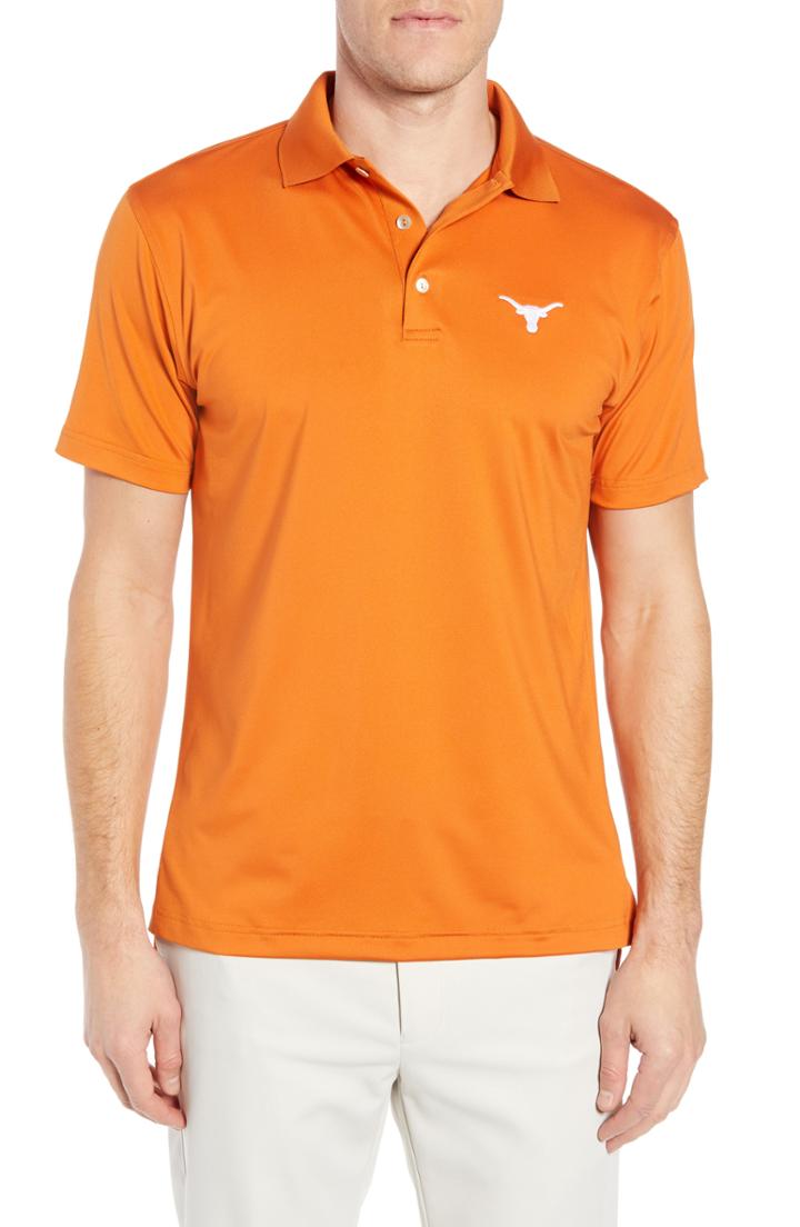 Men's Peter Millar Texas Solid Performance Polo Shirt - Red