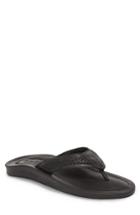Men's Tommy Bahama Shallows Edge Flip Flop M - Black