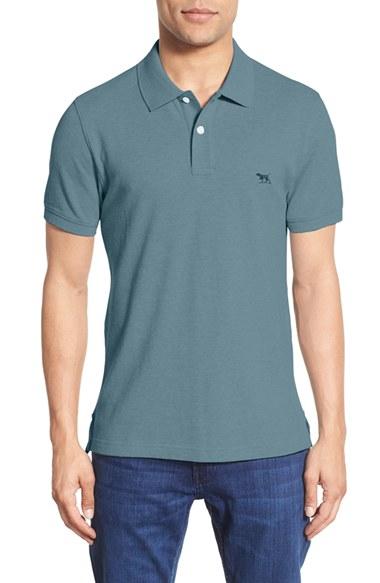 Men's Rodd & Gunn 'the Gunn' Pique Sports Fit Cotton Polo, Size - Blue