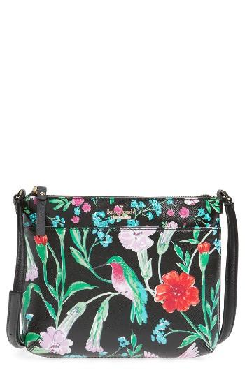 Kate Spade New York Cameron Street - Jardin Tenley Faux Leather Crossbody Bag - Black