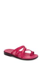 Women's Jerusalem Sandals 'ariel' Strappy Slide Sandal Us / 37eu - Pink