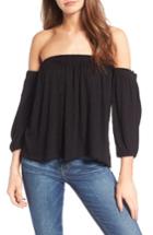 Women's Ella Moss Gionna Off The Shoulder Top - Black