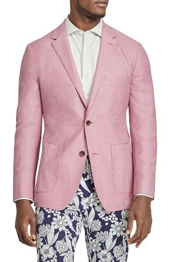 Men's Bonobos Trim Fit Wool Blazer R - Red