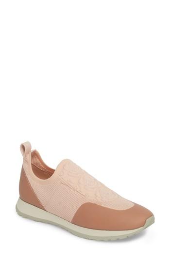 Women's Taryn Rose Cara Slip-on Sneaker .5 M - Pink