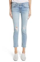 Women's Rag & Bone/jean Ankle Skinny Jeans - Blue