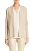 Women's Lafayette 148 New York Cashmere Cardigan, Size - Beige