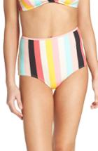 Women's Solid & Striped Brigitte High Waist Bikini Bottoms