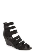 Women's Charles By Charles David Hamburg Strappy Wedge Sandal M - Black