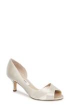 Women's Nina Contesa Open Toe Pump .5 M - White