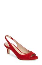 Women's Pelle Moda Belini Slingback Pump M - Red