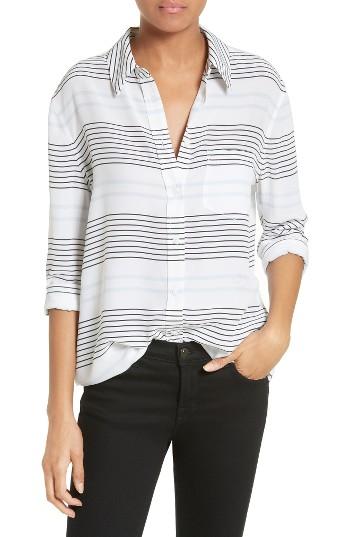Women's Equipment Reese Stripe Silk Shirt