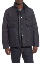 Men's Barbour Netherley Waxed Cotton Jacket - Blue
