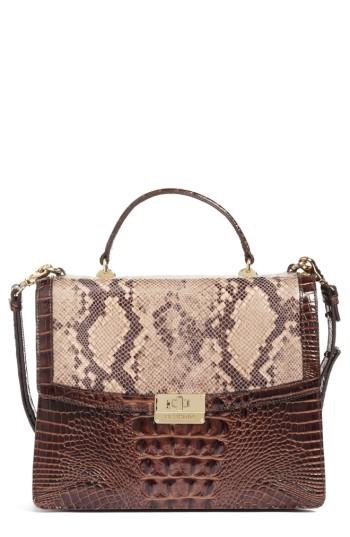 Brahmin Taledo Simone Top Handle Leather Satchel -